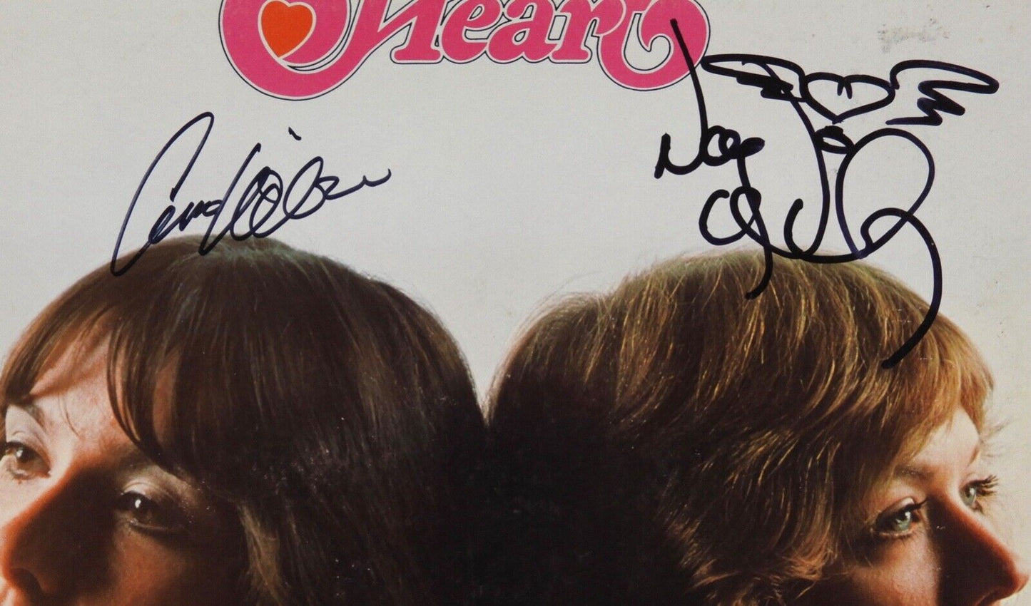 Heart Ann & Nancy Wilson Dreamboat Annie JSA  Signed Autograph Record Album