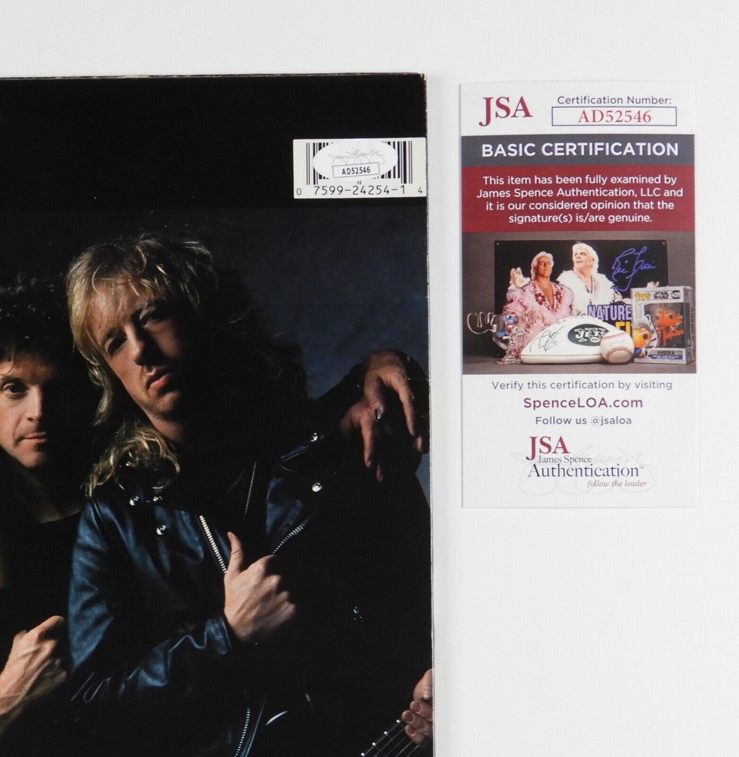 Joe Perry Aerosmith Signed JSA Autograph Album Record Pump