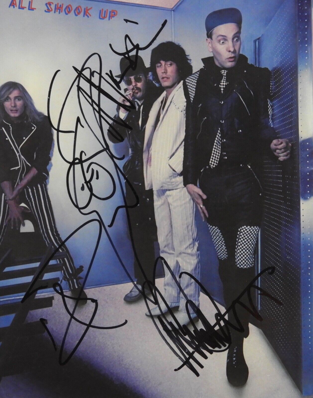 Cheap Trick JSA Signed Autograph Album Vinyl Rick Nielsen Robin Zander +