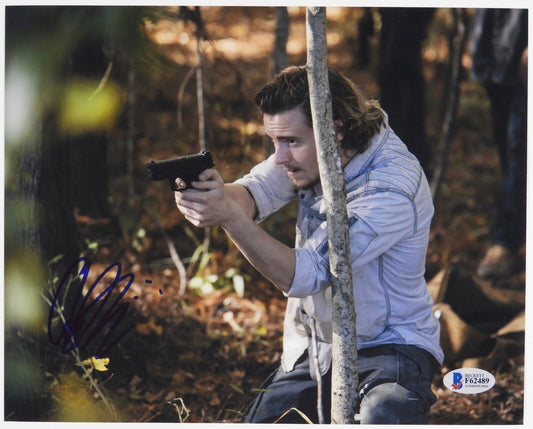 Collin McAuliffe Alden Walking Dead Autograph Signed Photo Beckett 8 x 10