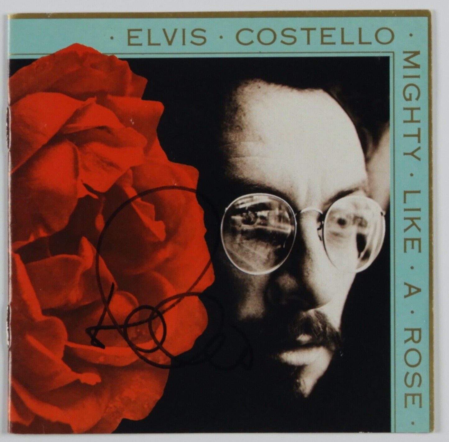 Elvis Costello JSA signed autograph CD Cover Mighty Like A Rose