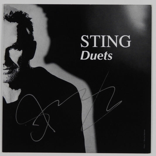 Sting The Police JSA Signed Autograph CD Insert Duets