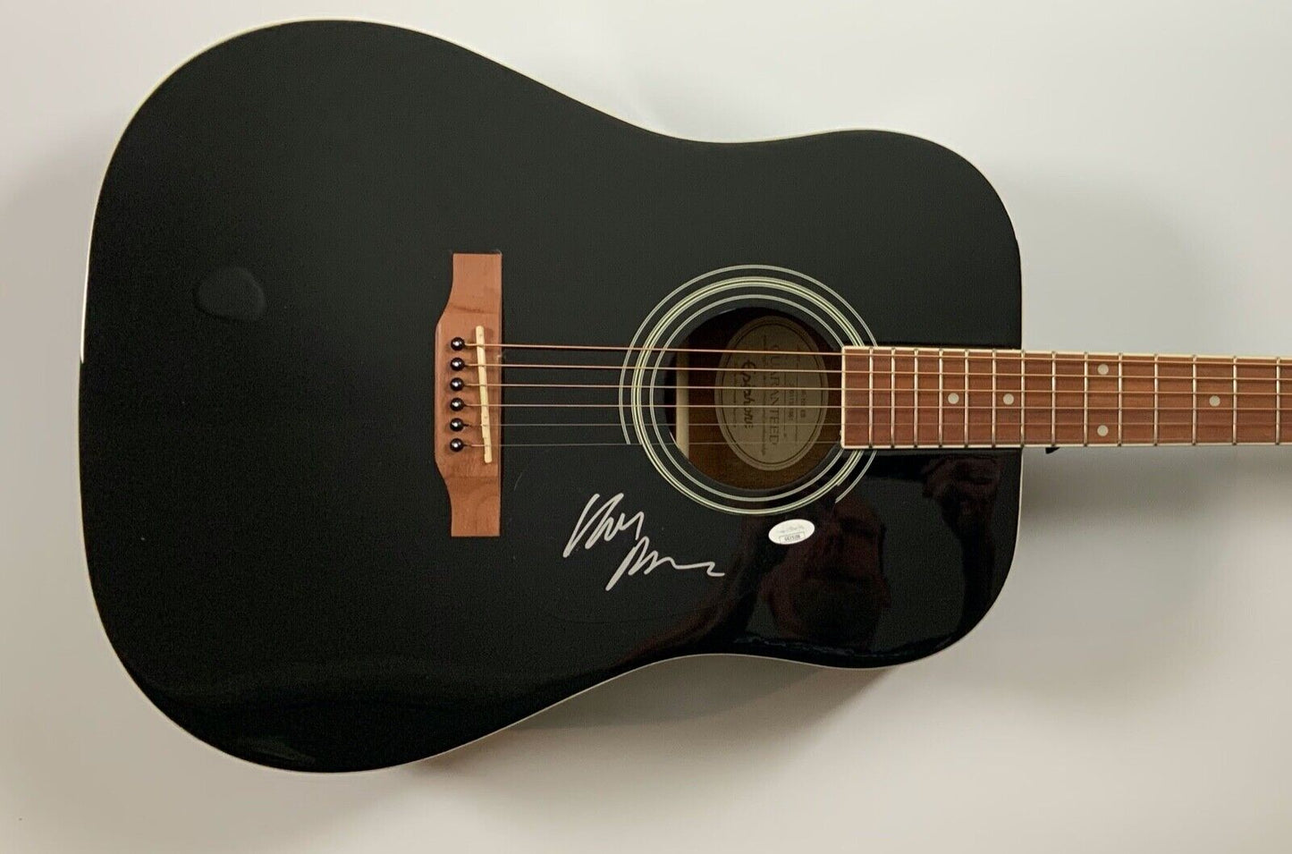 Van Morrison JSA Autograph Signed Guitar Epiphone Acoustic