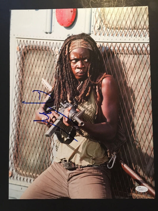 Dana Gurira Michonne The Walking Dead Autograph Signed Photo JSA