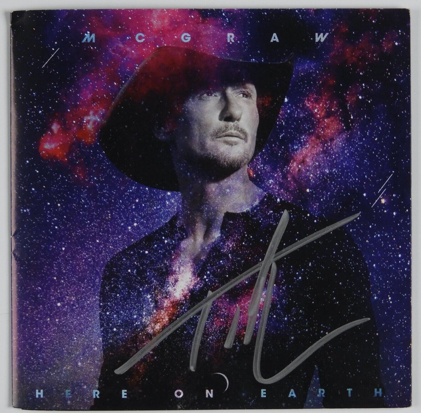 Tim McGraw JSA Signed Autograph CD Booklet Here On Earth