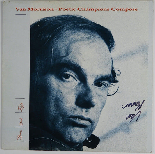 Van Morrison JSA Signed Autograph Album Record Vinyl Poetic Champions Compose