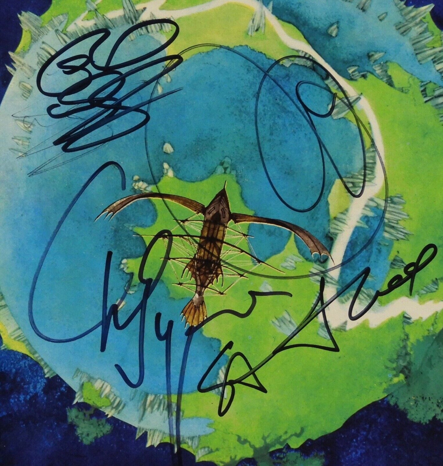 YES JSA Signed Autograph Album Record Fragile Jon Anderson Chris Squier +