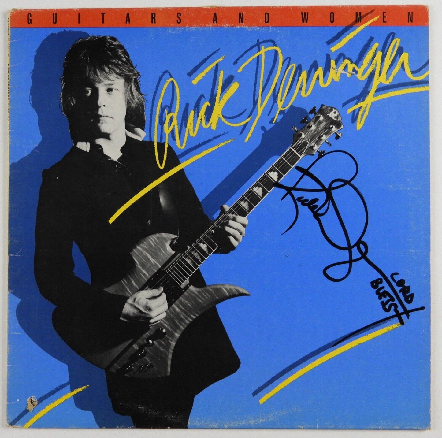 Rick Derringer Signed JSA Signed Autograph Album Record Guitars And Women