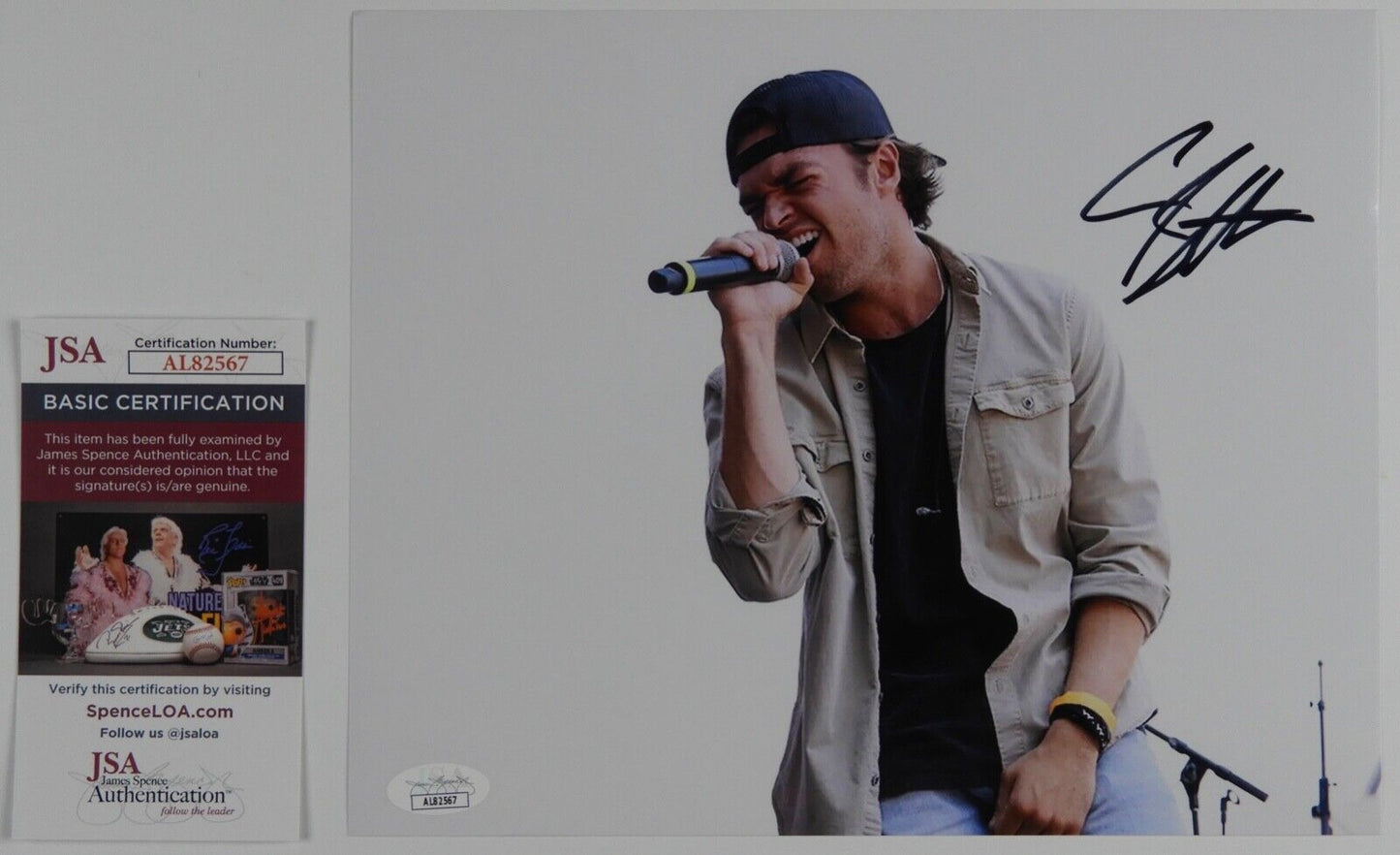 Connor Smith JSA Signed Autograph 8 x 10 Photo Country Music Star