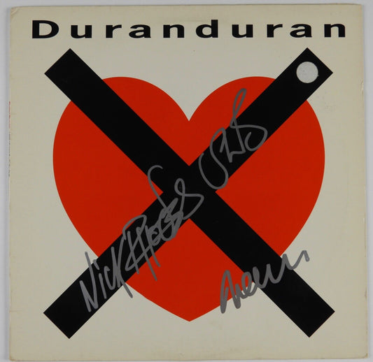Duran Duran JSA Signed Autograph Album Record I Don't Want Your Love 12"