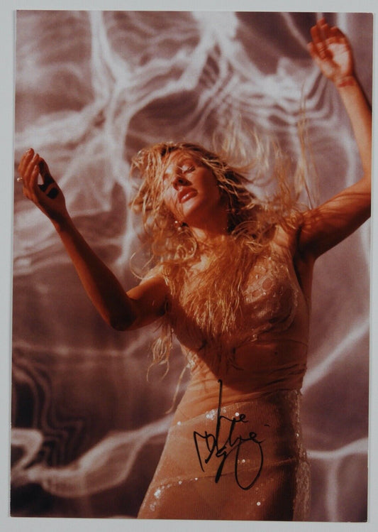 ELLIE GOULDING JSA BRIGHTEST BLUE LIMITED RECORD AUTOGRAPH SIGNED ART CARD