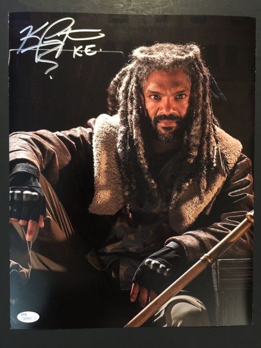 Khary Payton King Ezekiel JSA The Walking Dead Autograph Signed Photo