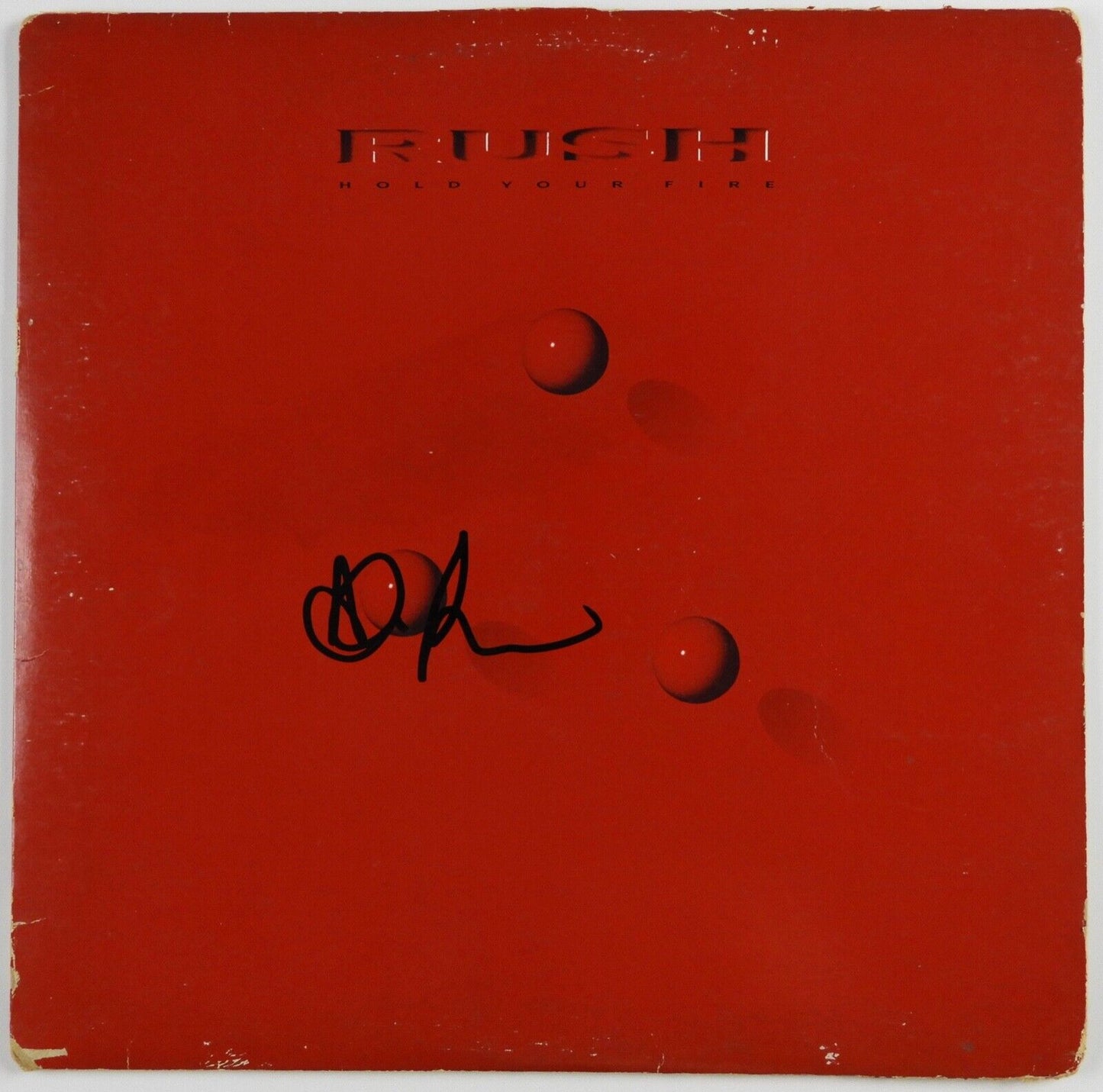 RUSH Alex Lifeson Signed Autograph Record Album JSA Vinyl Hold Your Fire