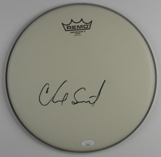 Chad Smith Red Hot Chili Peppers JSA Autograph Signed Drum Head 12"