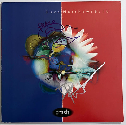 Dave Matthews Band JSA Autograph Signed Record Album Crash Tim Reynolds