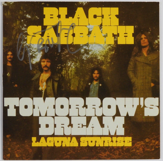 Black Sabbath Geezer Butler Signed Autograph 45 JSA Vinyl Record
