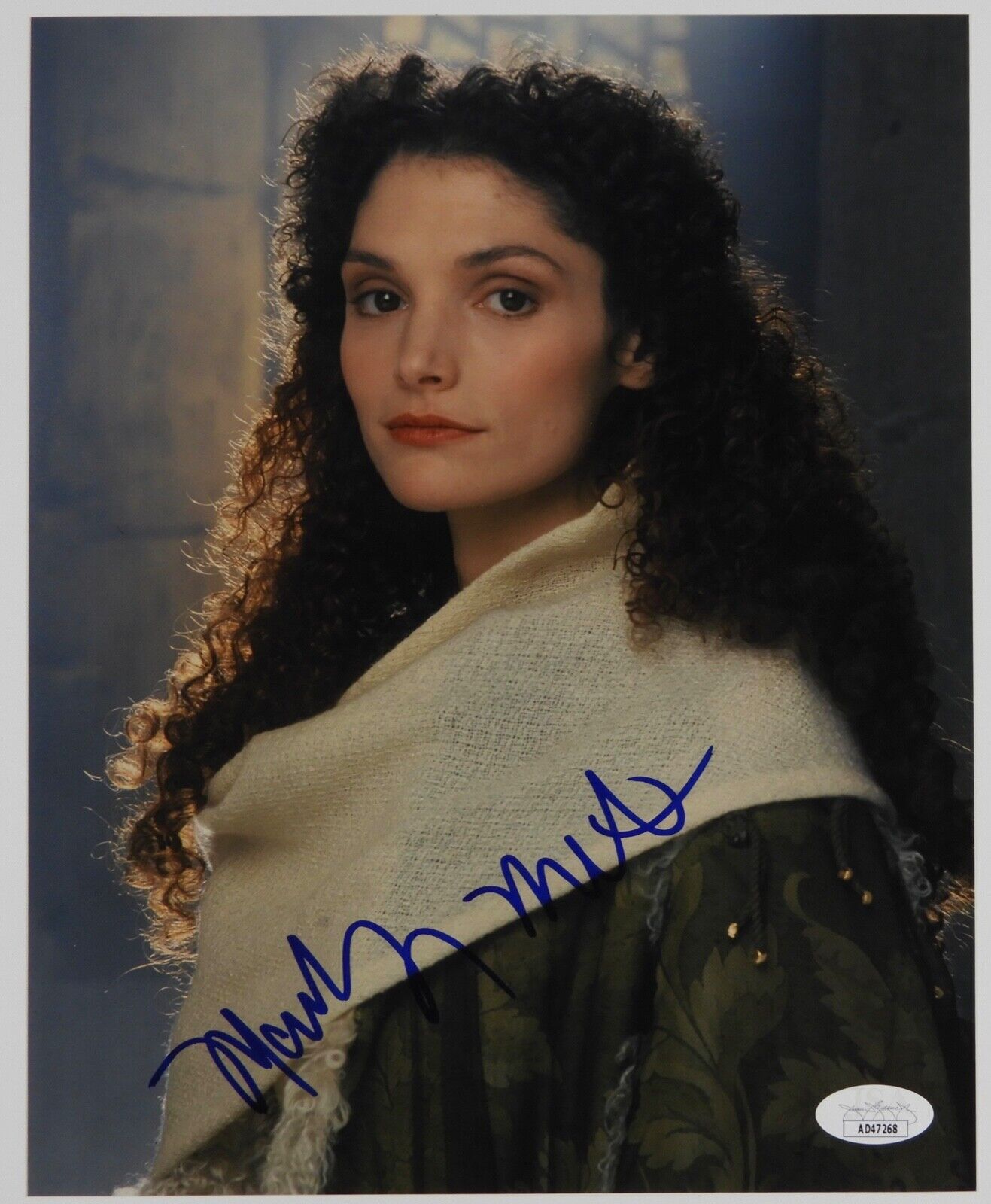 Mary Elizabeth Mastrantonio JSA Signed Autograph Photo 8 x 10 Robin Hood