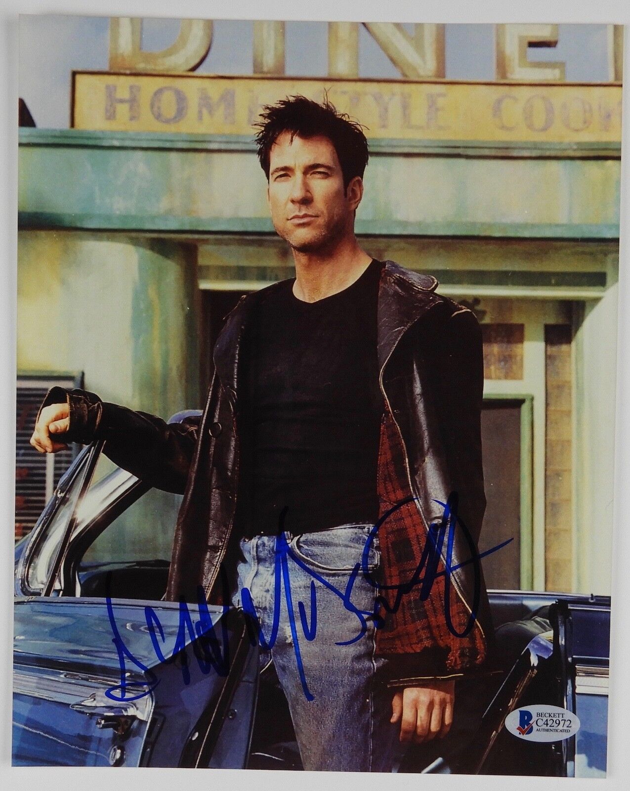 Dylan McDermott signed autograph photo 8 x 10 BAS COA Beckett